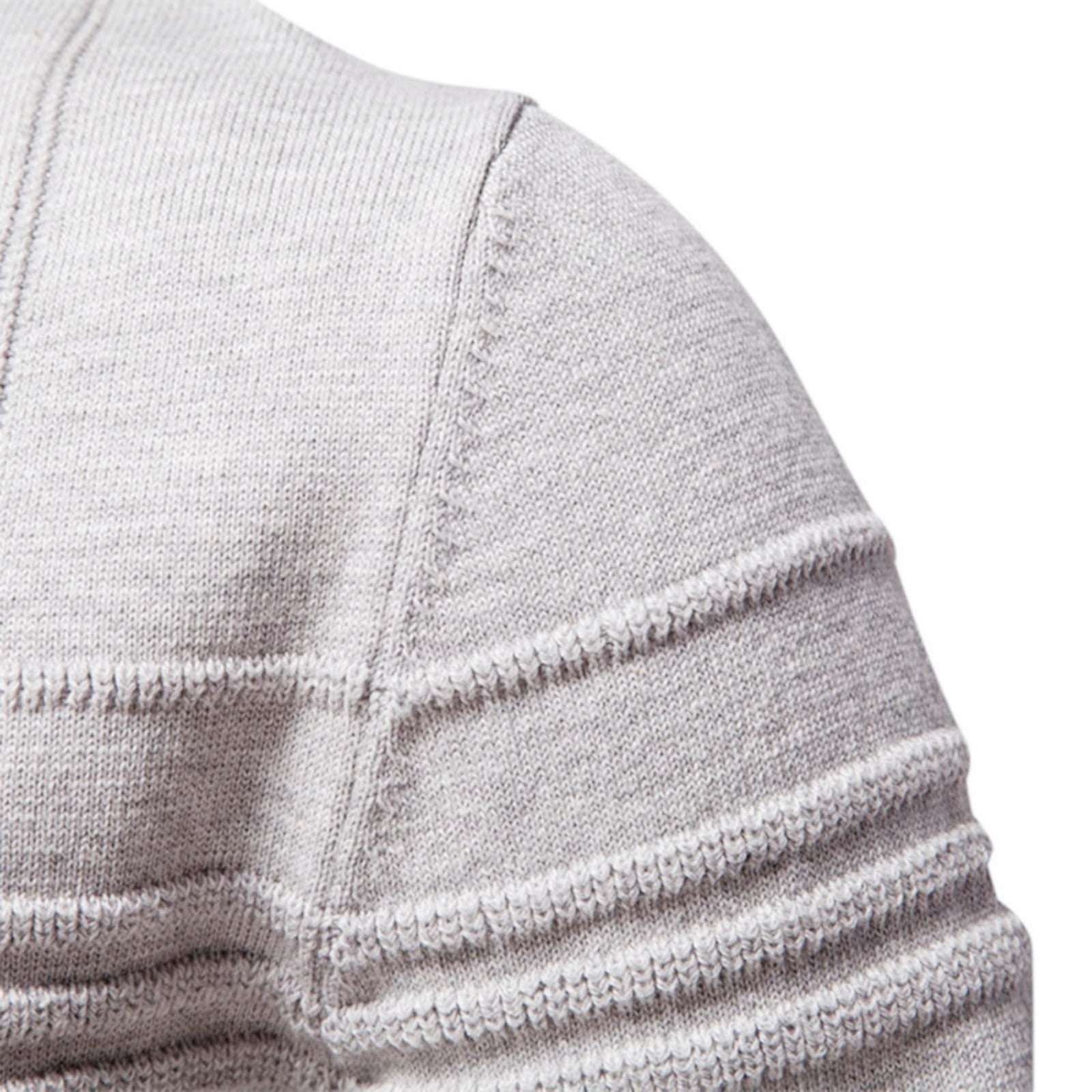 Men's Stripe CrewNeck Pullover Sweater