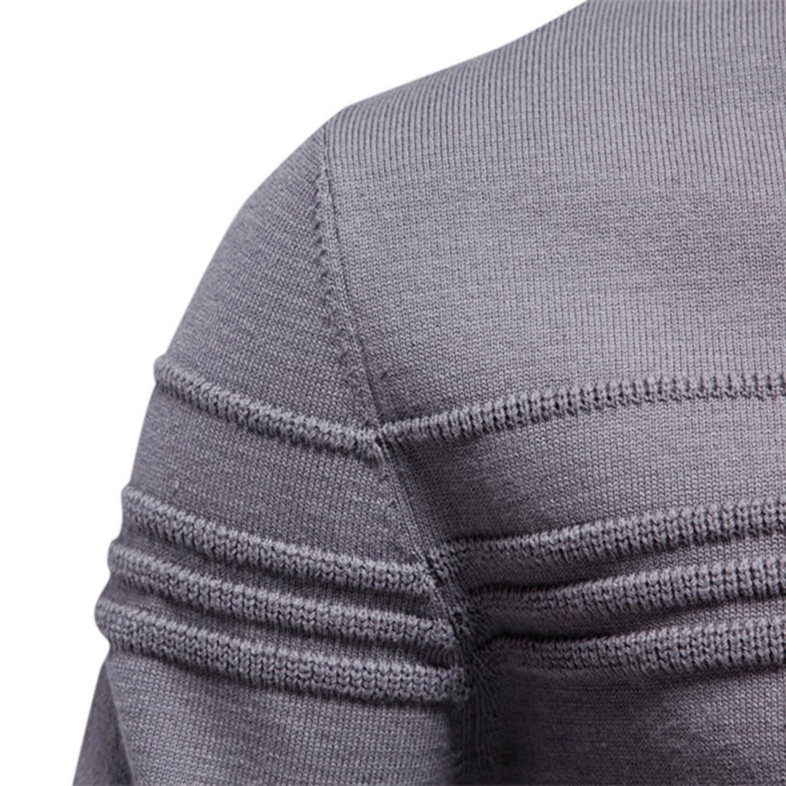 Men's Stripe CrewNeck Pullover Sweater