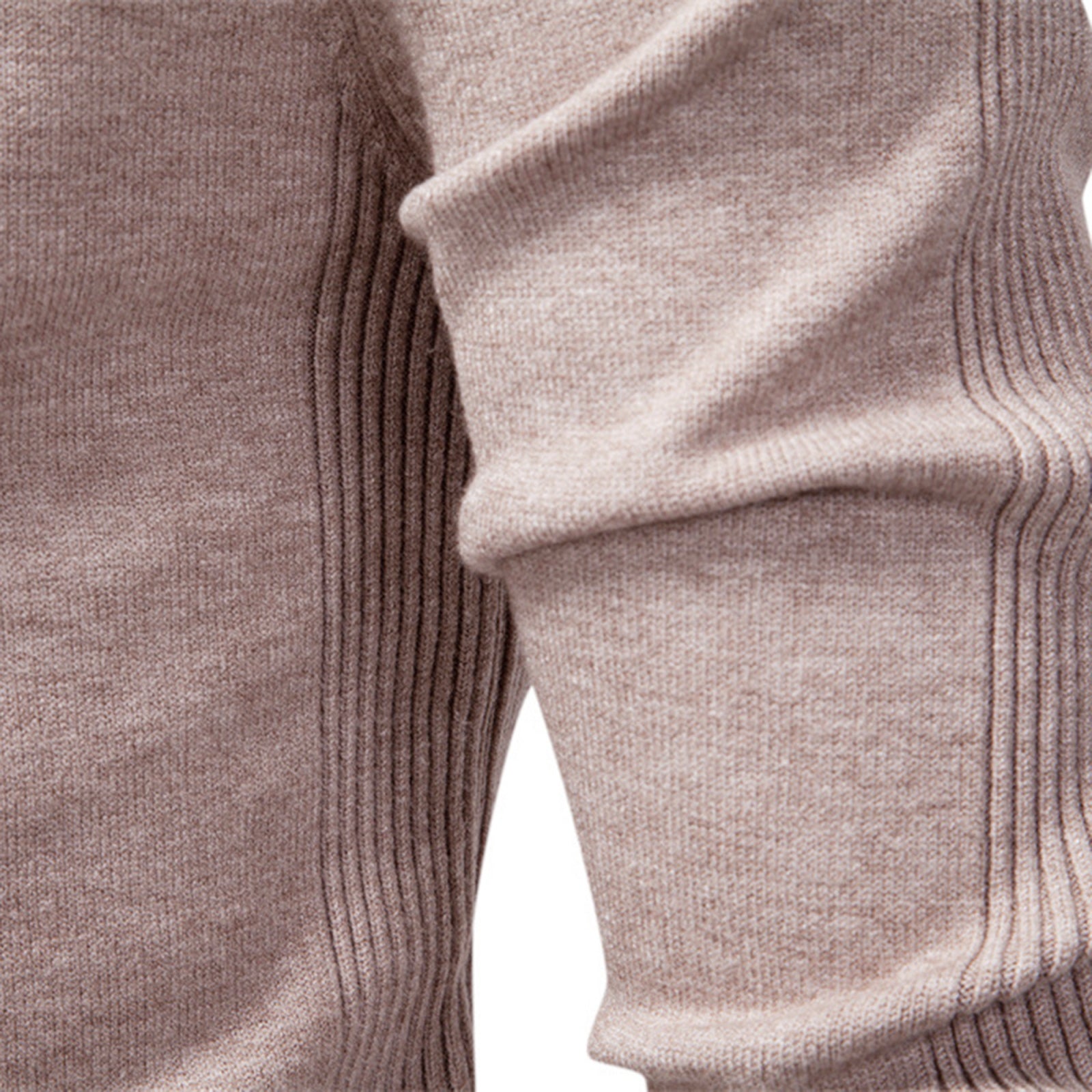 Men’s Mockneck Knit Pullover Sweater