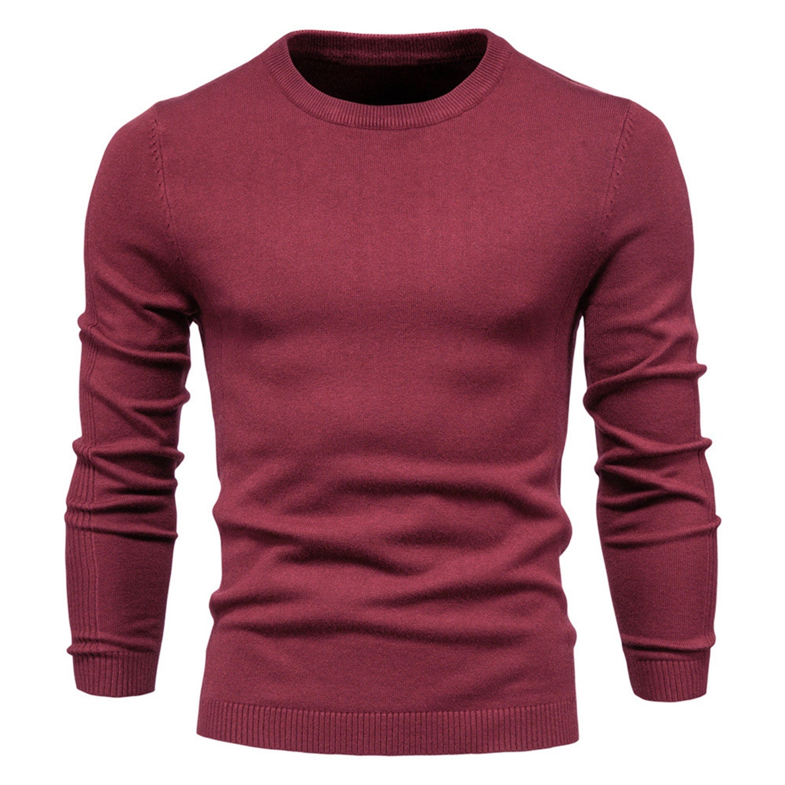 Men's Crewneck Knit Pullover Sweater