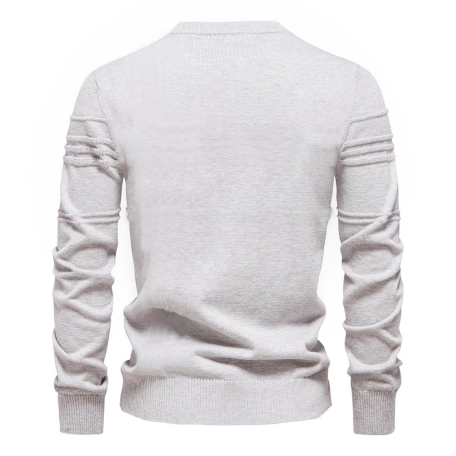 Men's Stripe CrewNeck Pullover Sweater