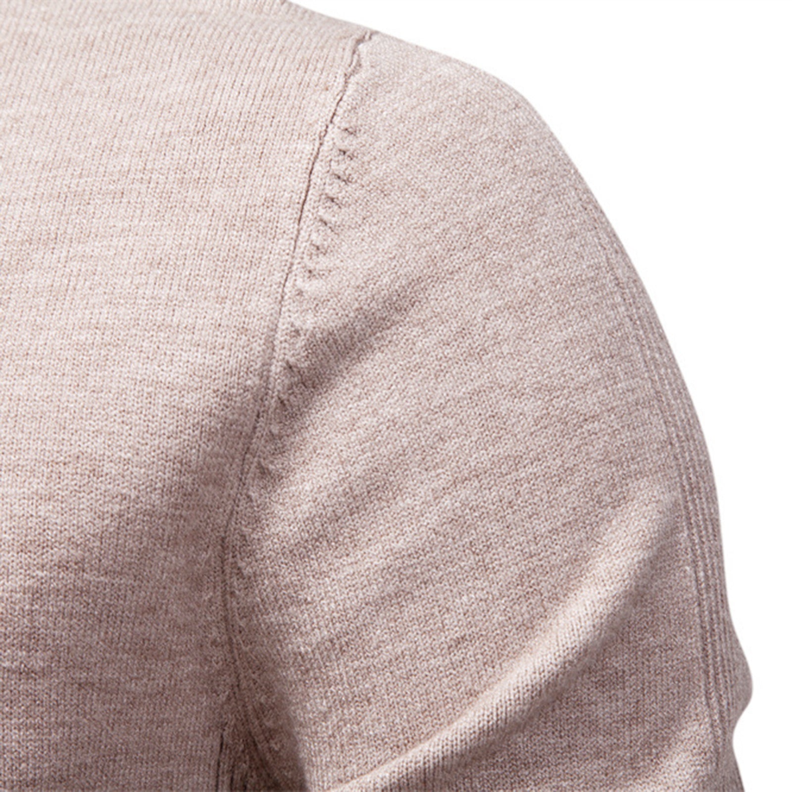 Men’s Mockneck Knit Pullover Sweater