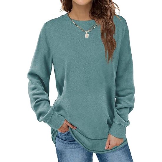 Women's crew neck sweatshirt